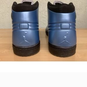 Blue and Black Sneakers